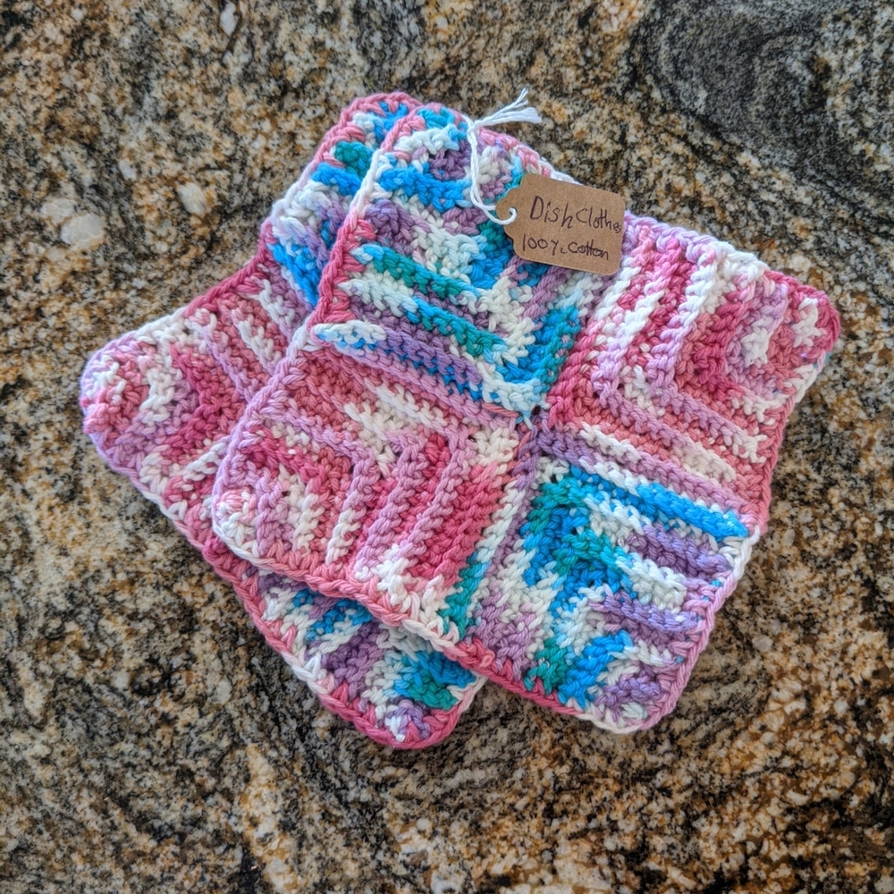 Crochet Cotton Dishcloths